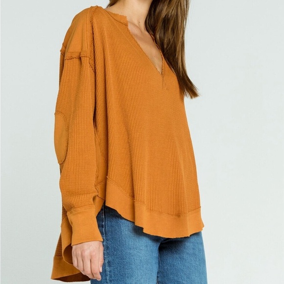 We The Free Owen Thermal Knit Top in Autumn Wildflower - Picture 8 of 8